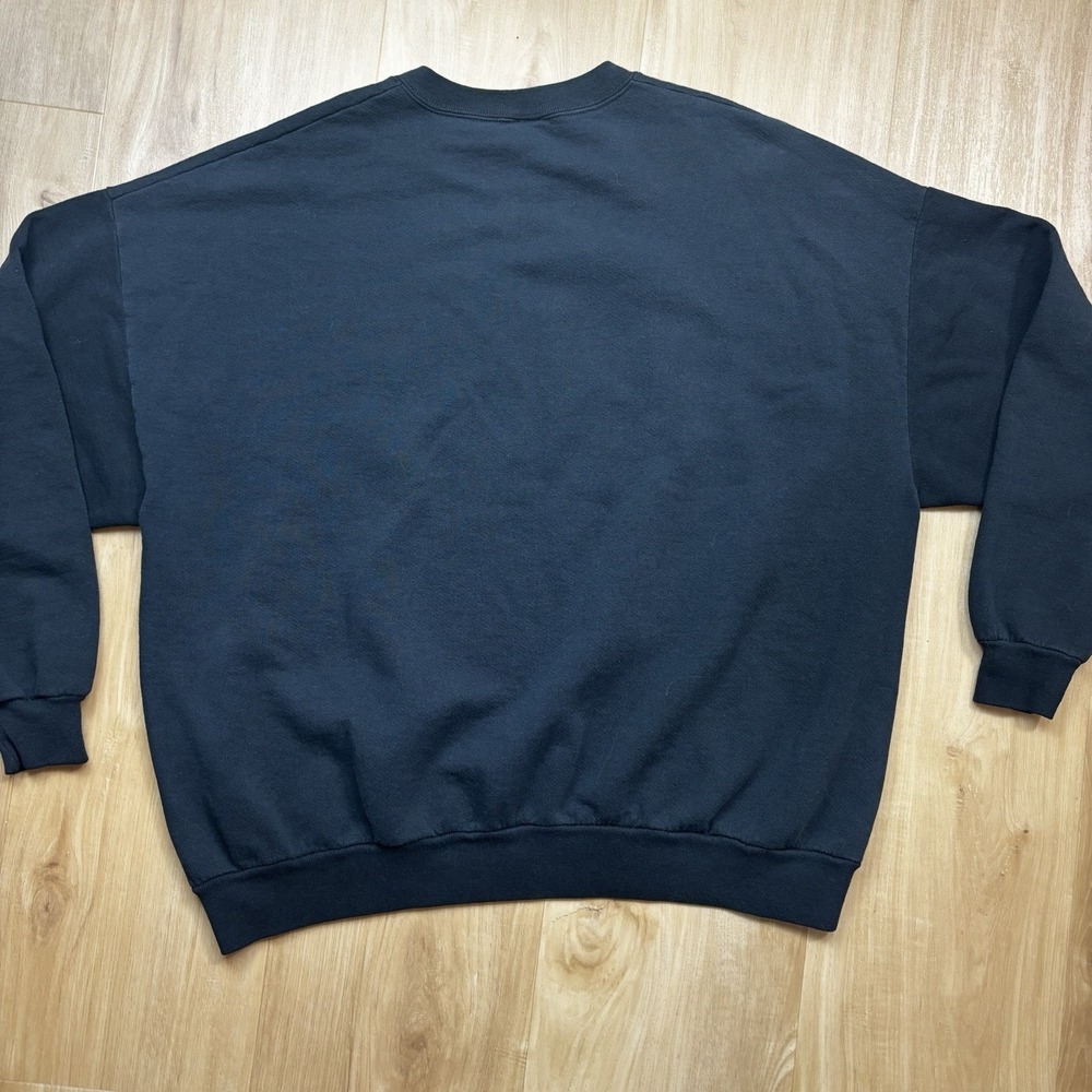 Vintage St Louis Rams Sweatshirt 1995 Crewneck Black Helmet XL - Picture 11 of 11